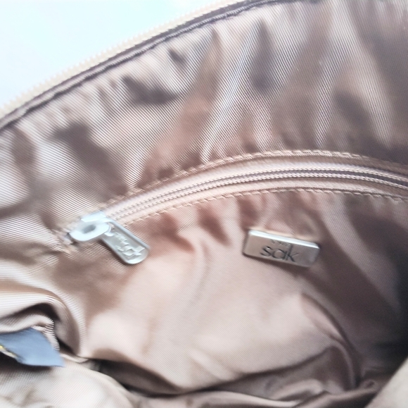 The Sak Crochet Craze Knit Tan Cross body Bag - Picture 4 of 11